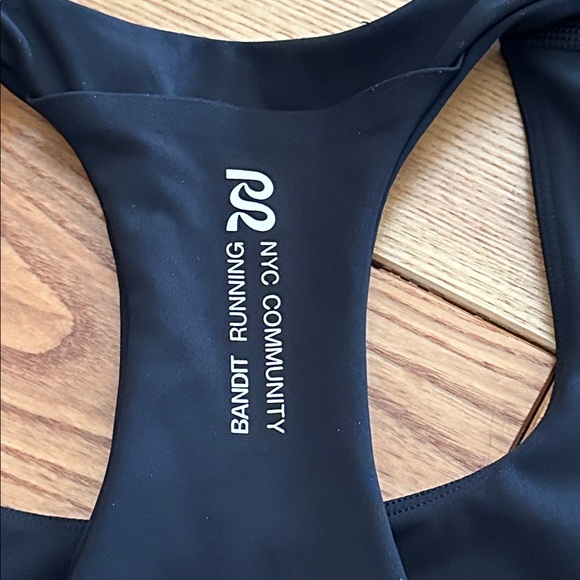 Bandit Running Women's Black Sports Bra, Medium - Picture 4 of 5